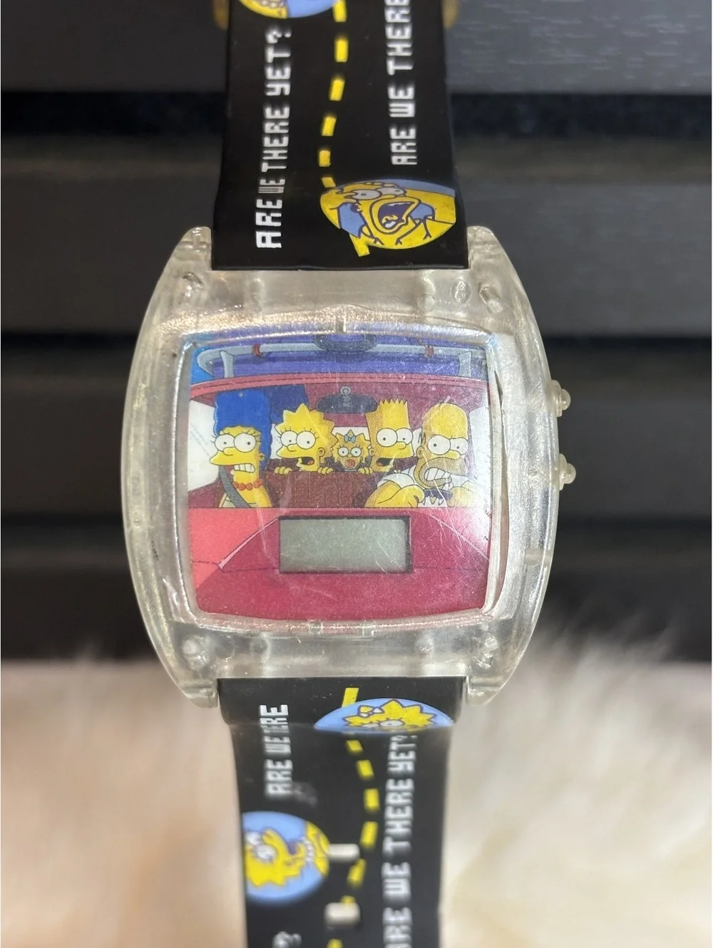 The Simpsons Digital Watch with 'Are We There Yet?' Strap